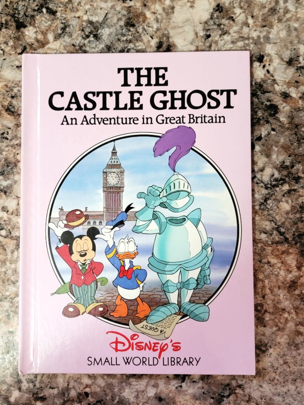 Vintage Disney's Small World Library Hardcover Books-Set of 3-1990s
